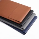 Pouzdro na notebook 15 až 16 palců Z ekokůže s chlopní 28 x 37 cm Podložka pod myš Pro MacBook Pro 15 i Pro 16 4