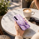 Pouzdro na Samsung Galaxy S25+ Mramorový vzor Tenký a lehký kryt z TPU Omyvatelný povrch Obal na mobil pro každý den 8