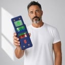 Pouzdro na Samsung Galaxy S25 Ultra S vyklápěcím držákem na kreditní karty Umělá kůže Peněženkové pouzdro Obal na mobil s kapsou na karty 9