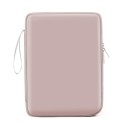 Pouzdro na tablet se zipem 31 x 23 x 3 cm semišový materiál vnitřní kapsy na kabely a příslušenství na cesty do batohu i tašky 4