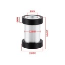 Pouzdro zadního tlumiče horského kola s vnějším průměrem 12 mm vnitřním 8 mm délka 26 mm redukce pro odpružený rám MTB kola 2