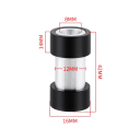 Pouzdro zadního tlumiče horského kola s vnějším průměrem 12 mm vnitřním 8 mm délka 42 mm redukce pro odpružený rám MTB kola 2