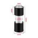 Pouzdro zadního tlumiče horského kola s vnějším průměrem 12 mm vnitřním 8 mm délka 50 mm redukce pro odpružený rám MTB kola 2