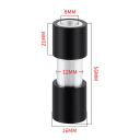 Pouzdro zadního tlumiče horského kola s vnějším průměrem 12 mm vnitřním 8 mm délka 56 mm redukce pro odpružený rám MTB kola 2