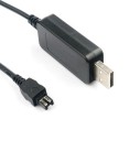 Power USB Cable for Sony AC-L 6