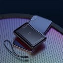 Powerbank 10000 mAh cu încărcare wireless pentru telefon 10 W Încărcare rapidă QC 3.0 până la 18 W Intrări USB-C și Micro USB 9,4 x 6,2 x 2,5 cm 3