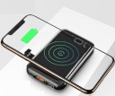 Powerbank 10000 mAh langattomalla puhelimen latauksella 10 W Nopealataus QC 3.0 jopa 18 W USB-C- ja Micro USB -liitännät 9,4 x 6,2 x 2,5 cm 4