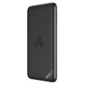 Powerbank sem fios 10000 mAh para telemóveis Carregamento sem cabo até 10 W Entradas Micro USB e USB-C Saídas USB e USB-C Corpo fino de 1,6 cm 2