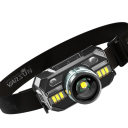 Powerful Headlamp with LED Light and 90° Zoom Rechargeable USB C Red Light 5 Modes Aluminium IP45 Torch 18650 Battery 2
