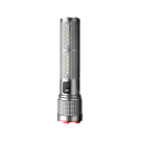 Powerful LED Torch with Telescopic Zoom USB-C Rechargeable 23 × 4.5 × 5.7 cm with Display and Power Bank Function 1