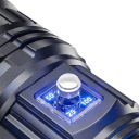 Powerful Rechargeable LED Torch 100 W Range 1000 m USB-C 15000 mAh Telescopic Zoom 5 Modes Black Outdoor Light 5