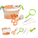 Pozorovací box na hmyz sada s lupou a príslušenstvom 10 x 7,5 x 14,5 cm plast na pozorovanie a prenos hmyzu 2