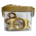 Pozorovací box pro hmyz s lupou a větracími otvory 10 x 7,5 x 14,5 cm plast pro pozorování a transport hmyzu 5