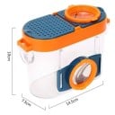 Pozorovací box pro hmyz s lupou a větracími otvory 10 x 7,5 x 14,5 cm plast pro pozorování a transport hmyzu 3