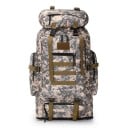 Práctica mochila de senderismo 100 l Dimensiones al expandirse 40 x 30 x 90 cm Oxford 600D con poliéster Correas MOLLE 6
