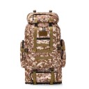 Praktický turistický batoh 100 l Rozměry po roztažení 40 x 30 x 90 cm Oxford 600D s polyesterem Popruhy MOLLE Na expedice a cestování 5