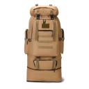 Praktický turistický batoh 100 l Rozměry po roztažení 40 x 30 x 90 cm Oxford 600D s polyesterem Popruhy MOLLE Na expedice a cestování 2