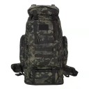 Praktický turistický batoh 100 l Rozměry po roztažení 40 x 30 x 90 cm Oxford 600D s polyesterem Popruhy MOLLE Na expedice a cestování 4