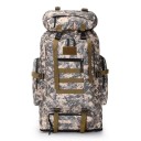 Praktický turistický batoh 100 l Rozměry po roztažení 40 x 30 x 90 cm Oxford 600D s polyesterem Popruhy MOLLE Na expedice a cestování 6