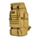 Praktický turistický batoh 80 l Rozměry po roztažení 34 x 17 x 72 cm Oxford 600D s polyesterem Popruhy MOLLE Na trekking kempink a cestování 1