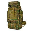 Praktický turistický batoh 80 l Rozměry po roztažení 34 x 17 x 72 cm Oxford 600D s polyesterem Popruhy MOLLE Na trekking kempink a cestování 4