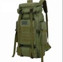 Praktický turistický batoh 80 l Rozměry po roztažení 34 x 17 x 72 cm Oxford 600D s polyesterem Popruhy MOLLE Na trekking kempink a cestování 6