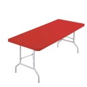 Pralny obdélníkový elastyczny składany obrus 120 x 60 cm Dopasowany pokrowiec na stůl pro venkovní párty kempování catering 4