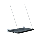 Prateleira suspensa cama hamaca com ventosas para animais de estimação Dimensões 35 x 55 cm e fio com 67 cm de comprimento 5