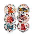 Prato com gato e ornamentos 2