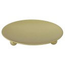 Prato metálico para vela diâmetro 11 cm Base decorativa para vela proteção de superfícies decoração de interiores 1