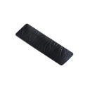 Prato retangular raso com padrão ondulado em relevo 24 x 7,5 cm prato decorativo para servir sushi e sobremesas 2