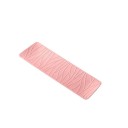 Prato retangular raso com padrão ondulado em relevo 24 x 7,5 cm prato decorativo para servir sushi e sobremesas 1