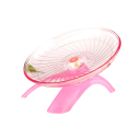 Prato voador de plástico para roedores 18 cm Roda de corrida silenciosa Espaço para hamster Rato Rato Brinquedo de corrida Roda de gaiola 4