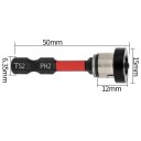 Precisie gipsplaatschroefbit 50 mm met anticorrosiebehandeling en stop voor het boren in gipsplaat, pleisterwerk en zachte materialen 2