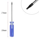 Precizní modrý šroubovák Torx T6 s délkou dříku 75 mm a rukojetí 58 mm pro jemné opravy 2