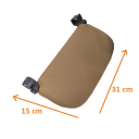 Predĺžená opierka nôh 31 x 15 cm pre kočík Babyzen YOYO Ergonomická hnedá podpora nôh pre pohodlie dieťaťa 2