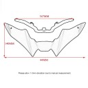 Přední spoiler prodloužení blatníku pro Yamaha MT-09 SP 2021-2023 ABS plast ochranný kryt matná černá 4