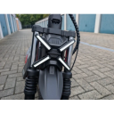 Přední světlomet 4W ve tvaru X pro elektrickou koloběžku Segway Ninebot ZT3 ZT3 Pro Voděodolný ABS reflektor 11,9 x 14,1 cm s kabelem 20,6 cm 3