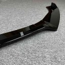 Predný splitter nárazníka VW Golf 7 a 7.5 GTI GTD GTE R lesklá čierna plast ABS PC sada troch dielov montáž bez vŕtania ročník 2013 až 2020 4