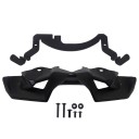 Predný spoiler kapotáže pre Kawasaki Z900 ZR900 2020–2024 Aerodynamické krídlo ABS plast Matná čierna ochrana proti kamienkom 2