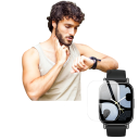 Premium karkaistu lasi 9H 3 kpl Xiaomi Redmi Watch 5 Active HD kirkas suojalasi älykellon näytölle 2,5D pyöristetyt reunat 2