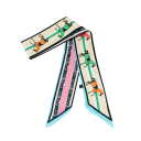 Premium Women's Long Scarf Four Seasons Elegant Fashion Head Scarf Hair Ribbon Luxury Bag Accessory 5