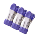 Prendedores de roupa em aço inoxidável 10 pcs 5,5 x 2,3 cm Prendedores de roupa resistentes com abertura de 2 cm Prendedores de metal para secar roupa Resistente ao vento e robusto 4