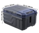 Prenosná autochladnička 9 l 460×328×261 mm modro šedá kompaktná do auta na cestovanie, kempovanie a výlety 2