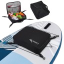 Přenosná chladicí taška na paddleboard na úschovu věcí 38 x 30 cm z 600D oxfordské tkaniny voděodolná černá na vodní sporty 3
