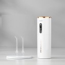 Přenosná nabíjecí ústní sprcha 280 ml s USB nabíjením 3 režimy čištění zubů IPX7 vodotěsná 360° otočná tryska bílá růžová zelená 5