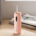Přenosná nabíjecí ústní sprcha 280 ml s USB nabíjením 3 režimy čištění zubů IPX7 vodotěsná 360° otočná tryska bílá růžová zelená 4