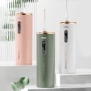 Přenosná nabíjecí ústní sprcha 280 ml s USB nabíjením 3 režimy IPX7 vodotěsná 360° otočná tryska 1
