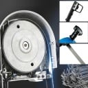 Přenosná pásová pila na kov SucceBuy BS-85 motor 1000 W z čisté mědi řez kruhový 8,5 cm otočná 0 až 45° modrá na kov dřevo a plasty 2