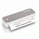 Prenosná termálna tlačiareň A4 bez atramentu, Bluetooth a USB, batéria 1500 mAh, 203 DPI, sivá, pre mobilný tlač dokumentov na cesty 1